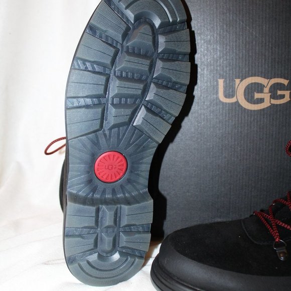 NIB UGG MEN\'S‎ BILTMORE SUEDE WINTER WATERPROOF HIKING SNOW BOOTS BLACK main image 4